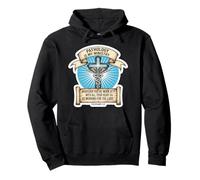 Christian Pathologist Pathology Is My Ministry Doctor Jesus Pullover Hoodie