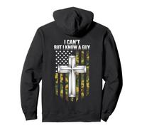 Christian Patriot Camo Flag Cross Faith Pullover Hoodie