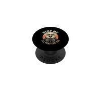 Christian Patriot Stop Me I'll Pray For You Patrotic Eagle PopSockets Adhesive PopGrip