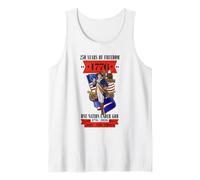 Christian Patriotic 250 Years Freedom Liberty Faith Tank Top
