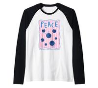 Christian Peace Blueberries Colossians 3:15 Verse Raglan Baseball Tee