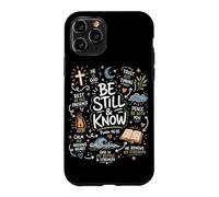 Christian Peace Scripture Calm Anxious Heart Be Still Know Case for iPhone 11 Pro