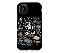Christian Peace Scripture Calm Anxious Heart Be Still Know Case for iPhone 11 Pro Max