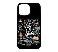 Christian Peace Scripture Calm Anxious Heart Be Still Know Case for iPhone 13 Pro Max