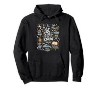 Christian Peace Scripture Calm Anxious Heart Be Still Know Pullover Hoodie