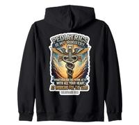 Christian Pediatrician Doctor Pediatrics Is My Ministry MD Zip Hoodie
