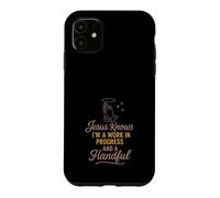 Christian Petty Prayed Up Faith Humor Sass God Knows Me Case for iPhone 11