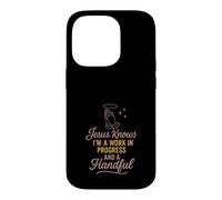 Christian Petty Prayed Up Faith Humor Sass God Knows Me Case for iPhone 14 Pro
