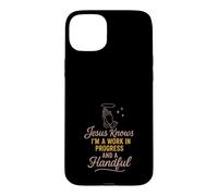 Christian Petty Prayed Up Faith Humor Sass God Knows Me Case for iPhone 15 Plus