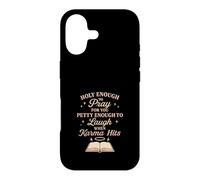 Christian Petty Prayed Up Faith Humor Sass God Knows Me Case for iPhone 17