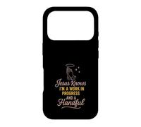 Christian Petty Prayed Up Faith Humor Sass God Knows Me Case for iPhone 17 Pro