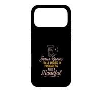 Christian Petty Prayed Up Faith Humor Sass God Knows Me Case for iPhone 17 Pro Max