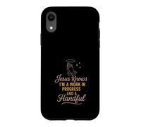 Christian Petty Prayed Up Faith Humor Sass God Knows Me Case for iPhone XR