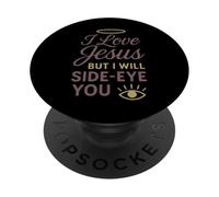 Christian Petty Prayed Up Faith Humor Sass God Knows Me PopSockets Adhesive PopGrip