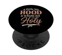 Christian Petty Prayed Up Faith Humor Sass God Knows Me PopSockets Adhesive PopGrip