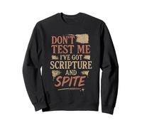 Christian Petty Prayed Up Faith Humor Sass God Knows Me Sweatshirt