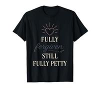 Christian Petty Prayed Up Faith Humor Sass God Knows Me T-Shirt