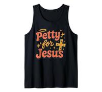 Christian Petty Prayed Up Faith Humor Sass God Knows Me Tank Top
