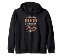 Christian Petty Prayed Up Faith Humor Sass God Knows Me Zip Hoodie