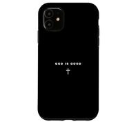Christian Phrases God Is Good Cross Subtle Faith in Jesus Case for iPhone 11