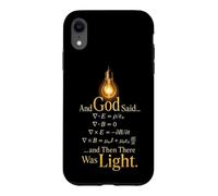 Christian Physics And God Said Then There Was Light Case for iPhone XR