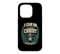 Christian Pickleball Philippians 4 13 Faith Athlete Case for iPhone 15 Pro