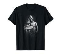 Christian Pieta Mary Holding Jesus After Crucifixion T-Shirt