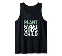 Christian Plant Parent God's Child Design Tank Top