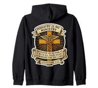 Christian Podiatrist Podiatry Is My Ministry Foot Doctor God Zip Hoodie