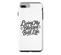 Christian Positive Inspiration Living My Blessed Best Life Case for iPhone 7 Plus/8 Plus