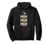 Christian Pray On It Pray Over It Pray Through It Pullover Hoodie
