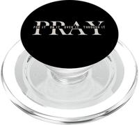 Christian Pray On It Pray Over It Prayer Praying Women Men PopSockets PopGrip for MagSafe