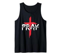 Christian Pray On It Pray Over It Prayer Praying Women Men Tank Top