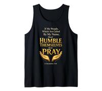 Christian Prayer 2 Chronicles 7:14 If My People Shall Pray Tank Top