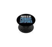Christian Prayer Is My Superpower Faith Devotion PopSockets Adhesive PopGrip