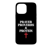 Christian Prayer Proverbs Protein Shakes Jesus Weights Faith Case for iPhone 13 Pro Max