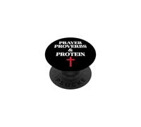 Christian Prayer Proverbs Protein Shakes Jesus Weights Faith PopSockets Adhesive PopGrip