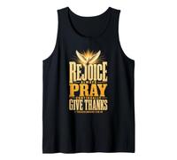 Christian Prayer Rejoice Always Pray 1 Thessalonians 5:16-18 Tank Top