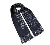 Christian Prayer Shawl - Protection Verse Prayer Scarf for Women Christian | Soft & Breathable Scripture Wrap Scarf for Christmas Worship Study Religious Ceremony (A)