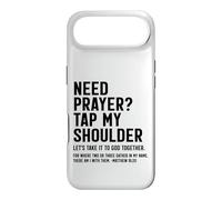 Christian Prayer Support Tap My Shoulder Matthew 18:20 Case for iPhone Air