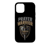 Christian Prayer Warrior 1 Timothy 2:1 Armor Of God Gift Case for iPhone 12/12 Pro