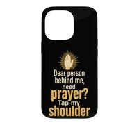 Christian Prayer Warrior Tap My Shoulder Faith Gift Case for iPhone 13 Pro