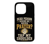 Christian Prayer Warrior Tap My Shoulder Faith Gift Case for iPhone 13 Pro