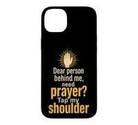 Christian Prayer Warrior Tap My Shoulder Faith Gift Case for iPhone 14 Plus