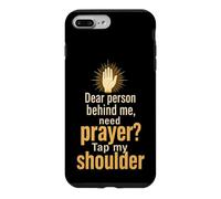 Christian Prayer Warrior Tap My Shoulder Faith Gift Case for iPhone 7 Plus/8 Plus