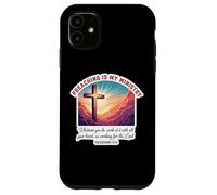 Christian Preacher Preaching Is My Ministry Jesus Christ God Case for iPhone 11