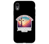 Christian Preacher Preaching Is My Ministry Jesus Christ God Case for iPhone XR