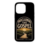 Christian Proclaiming the Gospel Mark 1:14-15 Gift Case for iPhone 14 Pro Max