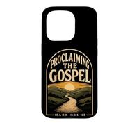 Christian Proclaiming the Gospel Mark 1:14-15 Gift Case for iPhone 15 Pro