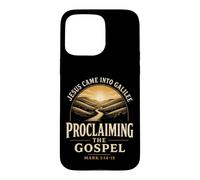 Christian Proclaiming the Gospel Mark 1:14-15 Gift Case for iPhone 15 Pro Max